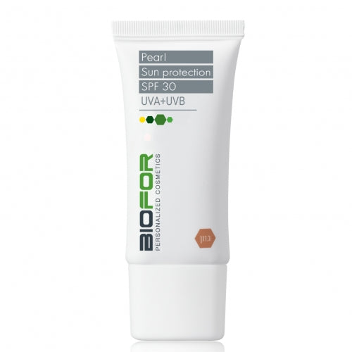 BIOFOR PEARL SUN APSAUGINIS VEIDO KREMAS SU SPALVA SPF30
