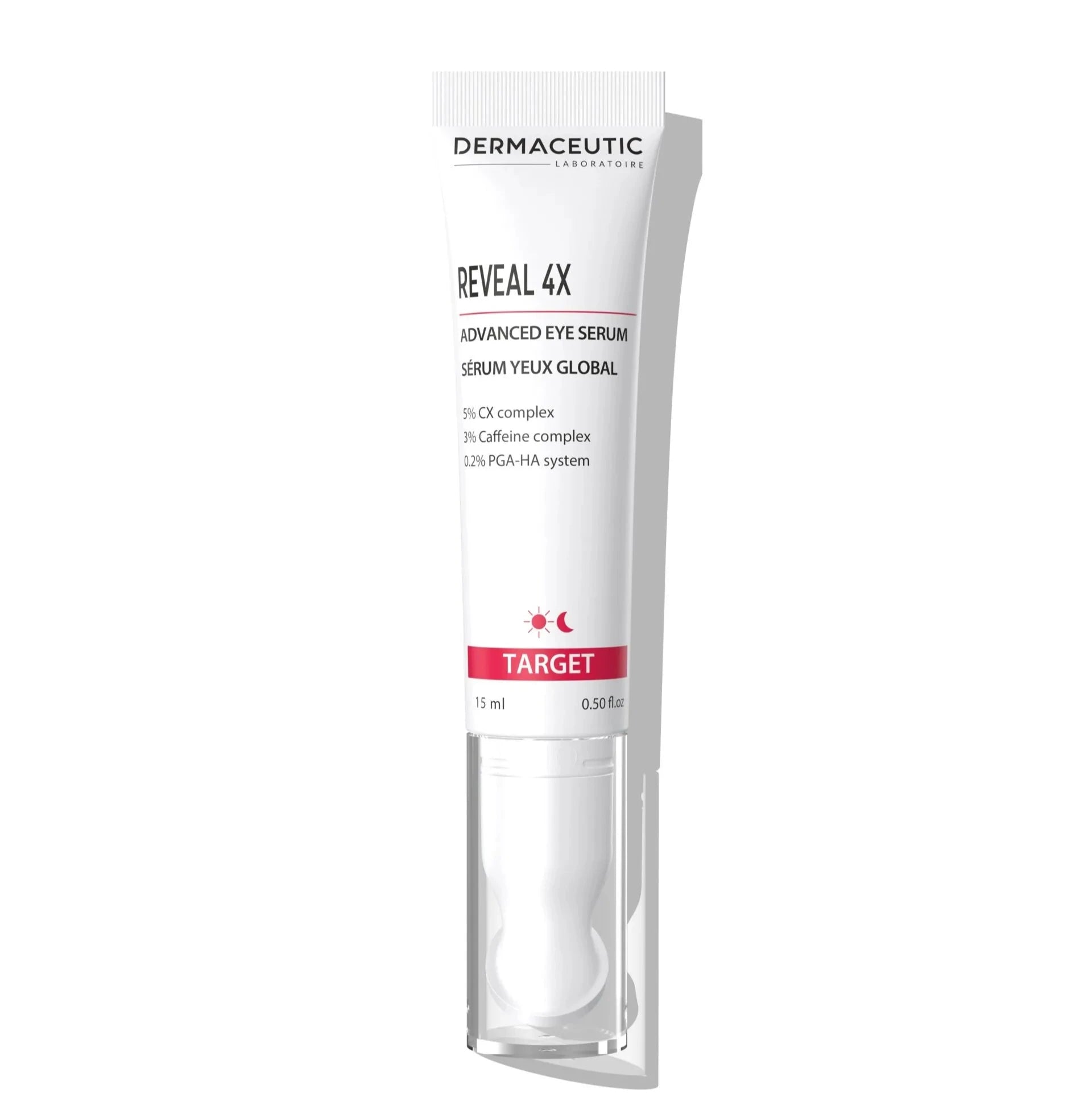 DERMACEUTIC ADVANCED EYE SERUM "REVEAL 4X" Apyakių serumas su ZAMAC aplikatoriumi, 15ml