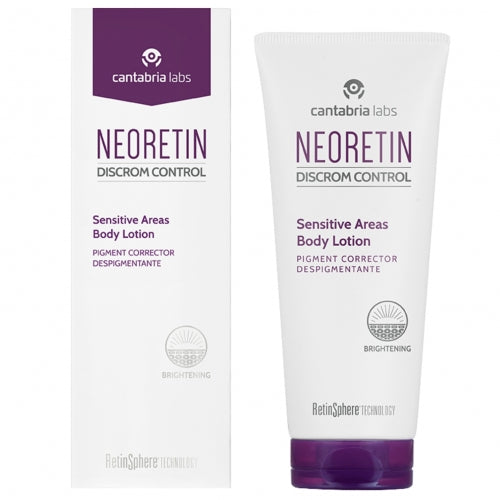 NEORETIN DC ŠVIESINANTIS KŪNO LOSJONAS JAUTRIOMS ZONOMS, 100ml