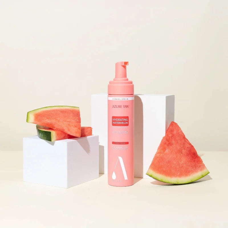 Azure tan drėkinančios savaiminio įdegio putos "Hydrating Watermelon - Medium to Dark", 200ml