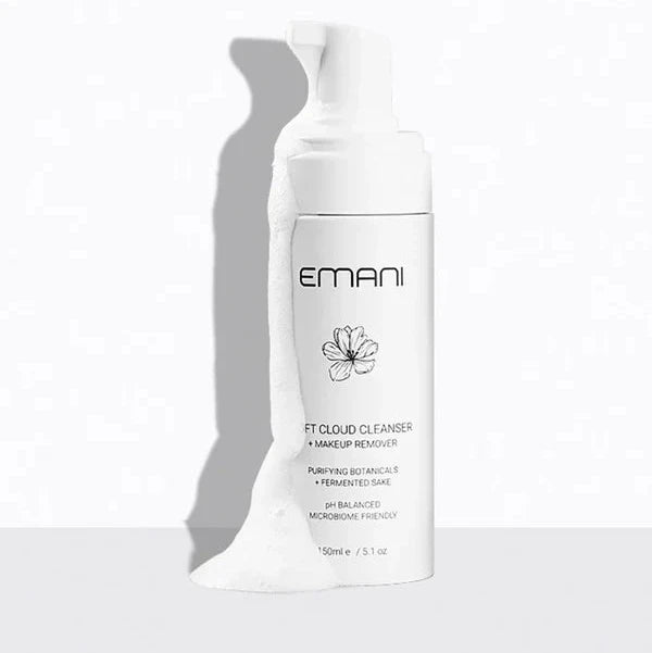 EMANI veido prausiklis "Soft Cloud Cleanser + Makeup Remover", 150ml