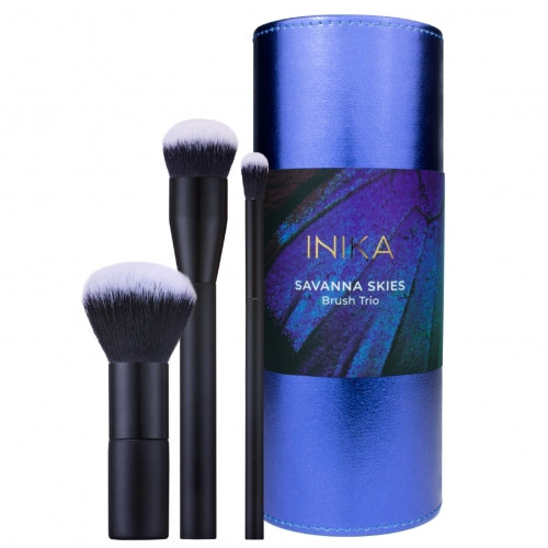 INIKA ORGANIC SAVANA SKIES MAKIAŽO ŠEPETĖLIŲ RINKINYS