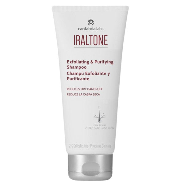 IRALTONE EKSFOLIUOJANTIS IR VALANTIS ŠAMPŪNAS, 200ml