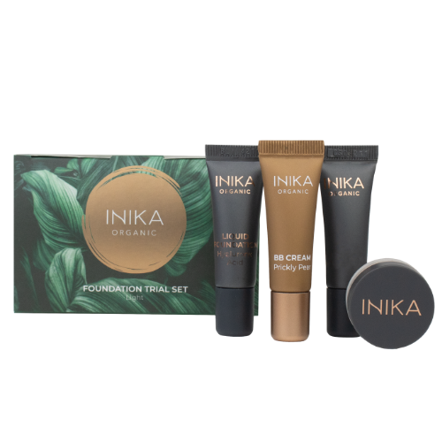 INIKA ORGANIC MAKIAŽO PAGRINDŲ BANDOMASIS RINKINYS, (Light)