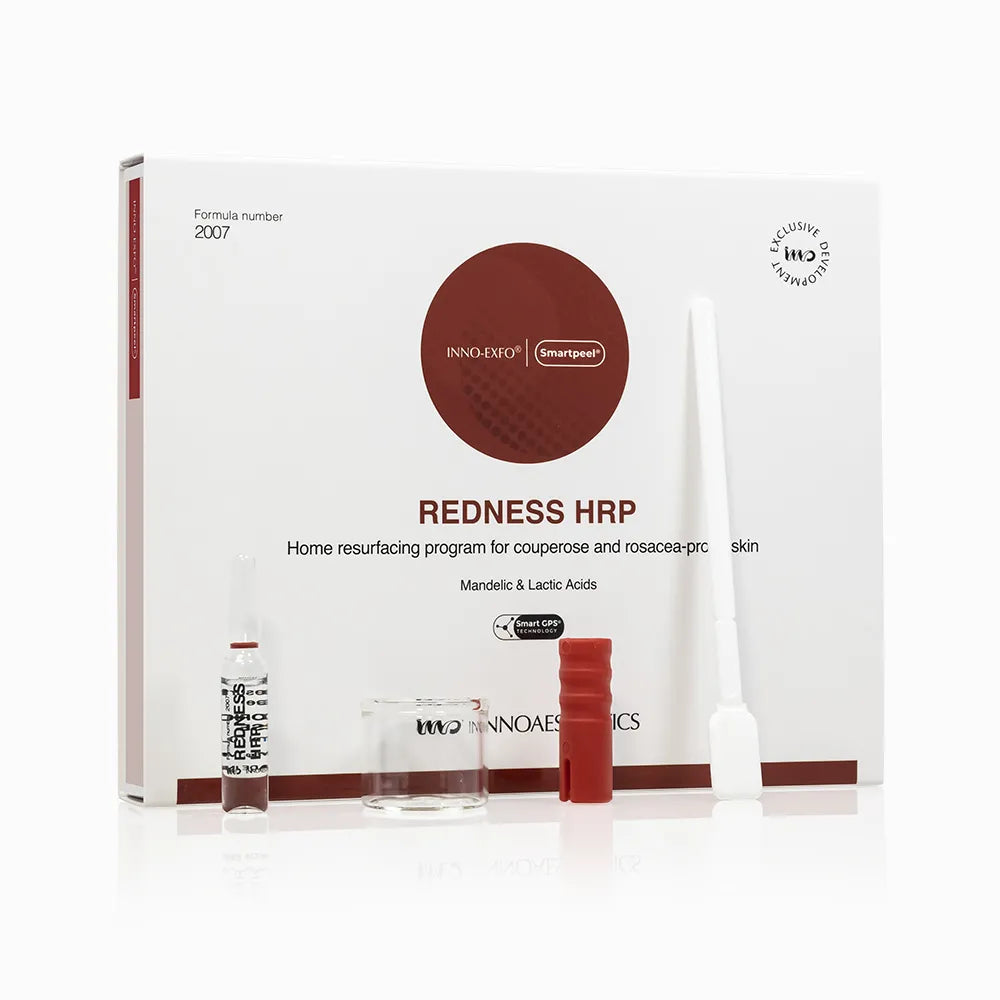 INNO-EXFO® REDNESS HRP RŪGŠTINĖ PROGRAMA KUPEROZINEI, Į PARAUDIMĄ LINKUSIAI ODAI