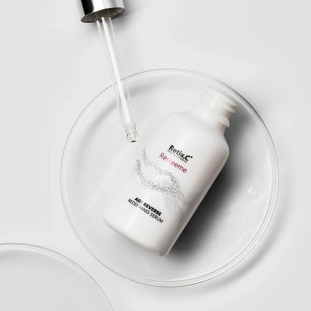 RETIX.C RESTEEME AGE REVERSE REDEFINING drėkinamasis veido serumas su trehaloze ir polinukleiotidais, 28ml