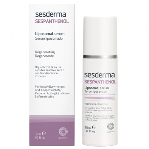 SESDERMA SESPANTHENOL LIPOSOMINIS SERUMAS JAUTRIAI ODAI, 30ml
