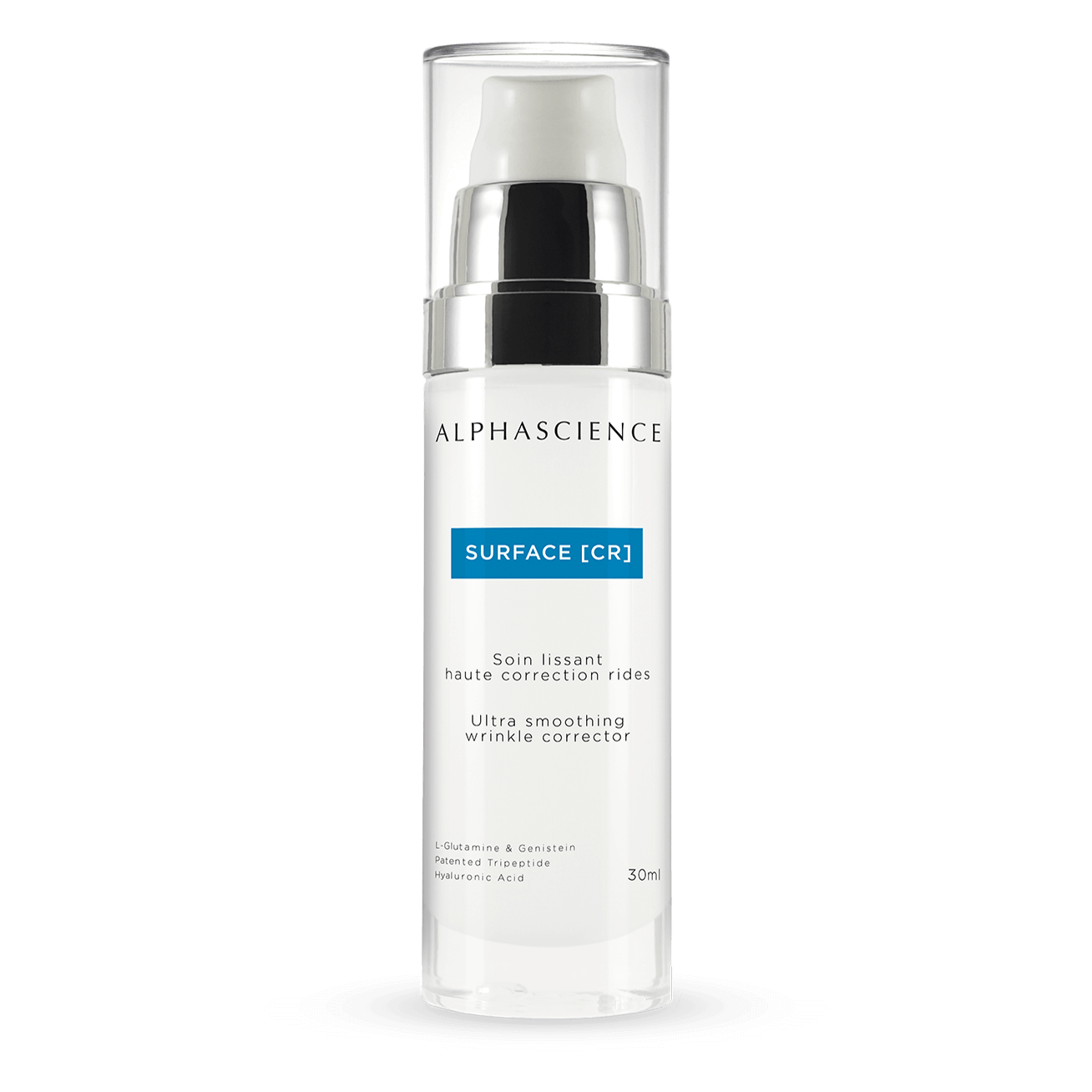 ALPHASCIENCE – SURFACE [CR] PRIEŠRAUKŠLINĖ STANGRINAMOJI EMULSIJA, 30ml