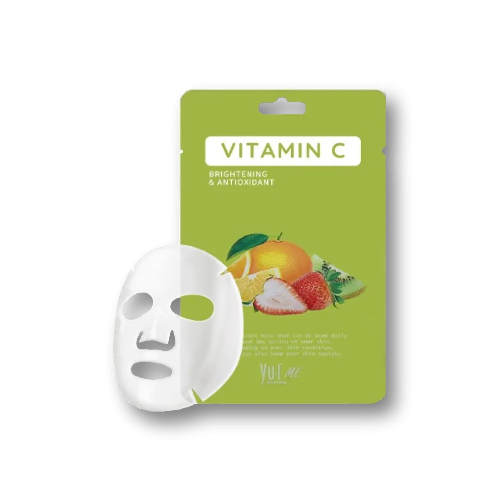 YU.R ME VITAMIN C SHEET MASK, 25g
