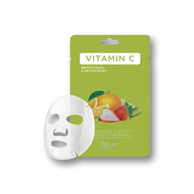 YU.R ME VITAMIN C SHEET MASK, 25g