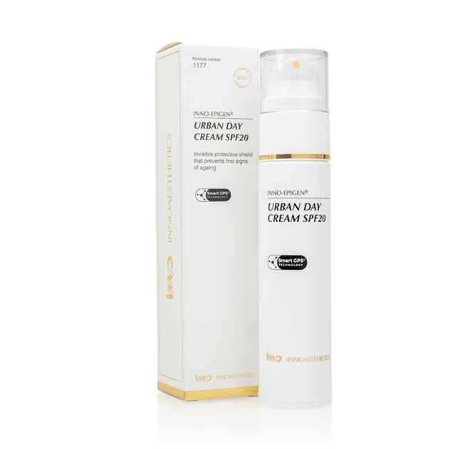 INNO-DERMA® EPIGEN 180 URBAN DAY CREAM SPF20 INNOAESTHETICS visapusiškas kasdieninis veido kremas, 50g