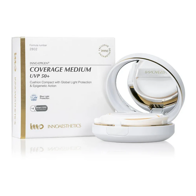 INNOAESTHETICS  Kompaktinė pudra UVP 50+, 14g