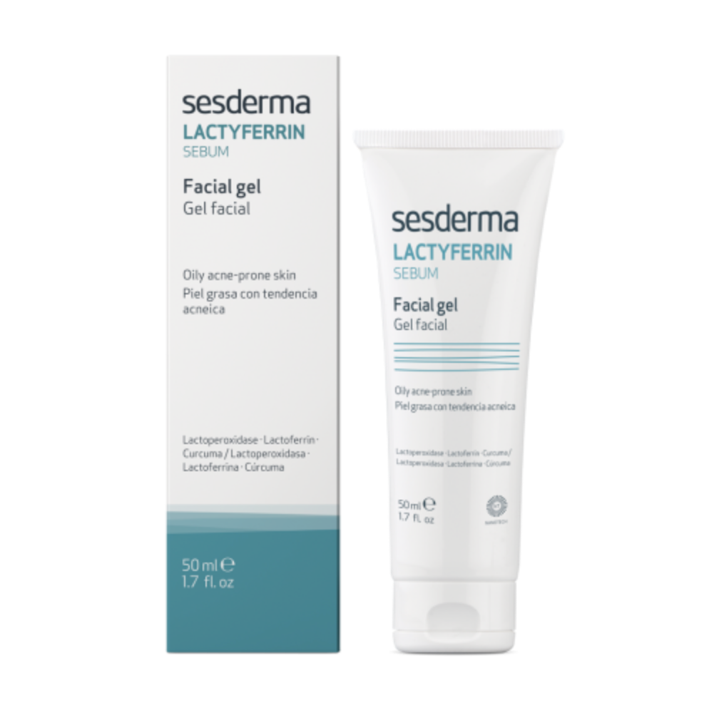 SESDERMA LACTYFERRIN SEBUM VEIDO GELIS, 50 ml