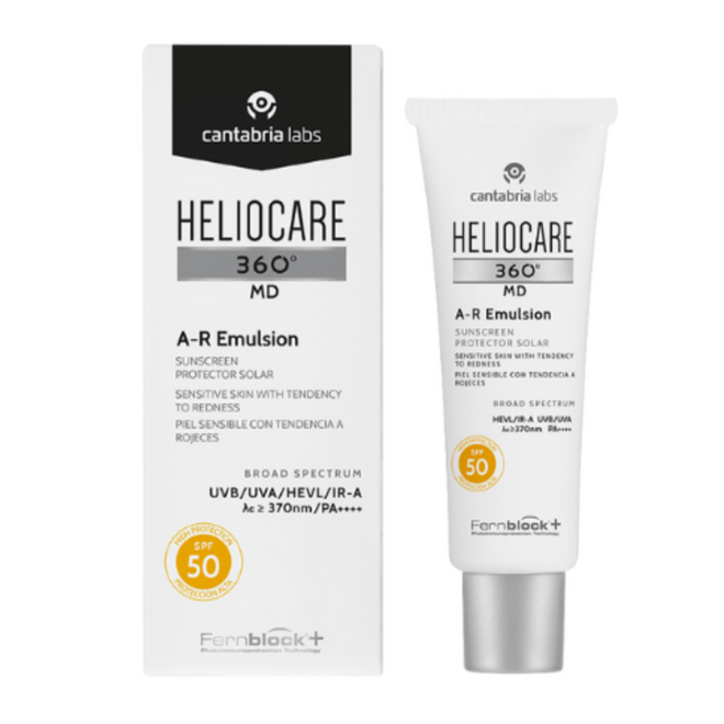 HELIOCARE 360 MD A-R APSAUGINĖ EMULSIJA ROŽINĖS PAVEIKTAI ODAI, SPF50+, 50ml